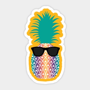 Sunglasses Pineapple Sticker